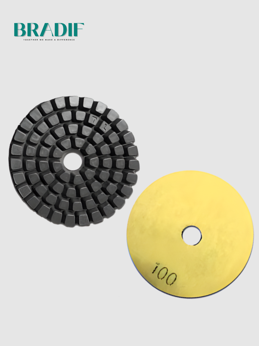 4 INCH FLOOR POLISHING PAD 100*10MM   100#