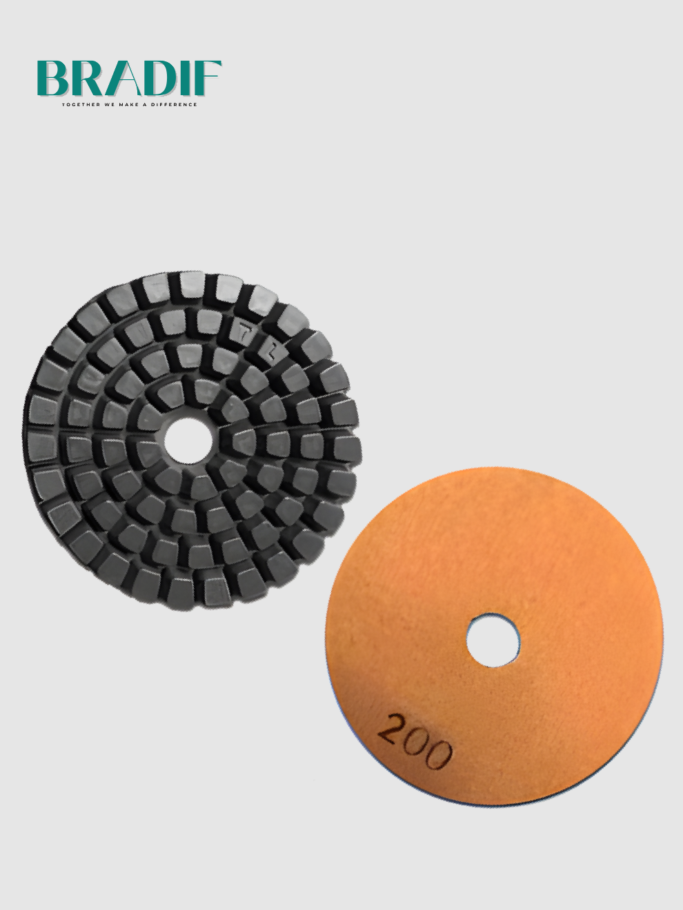 4 INCH FLOOR POLISHING PAD 100*10MM   200#